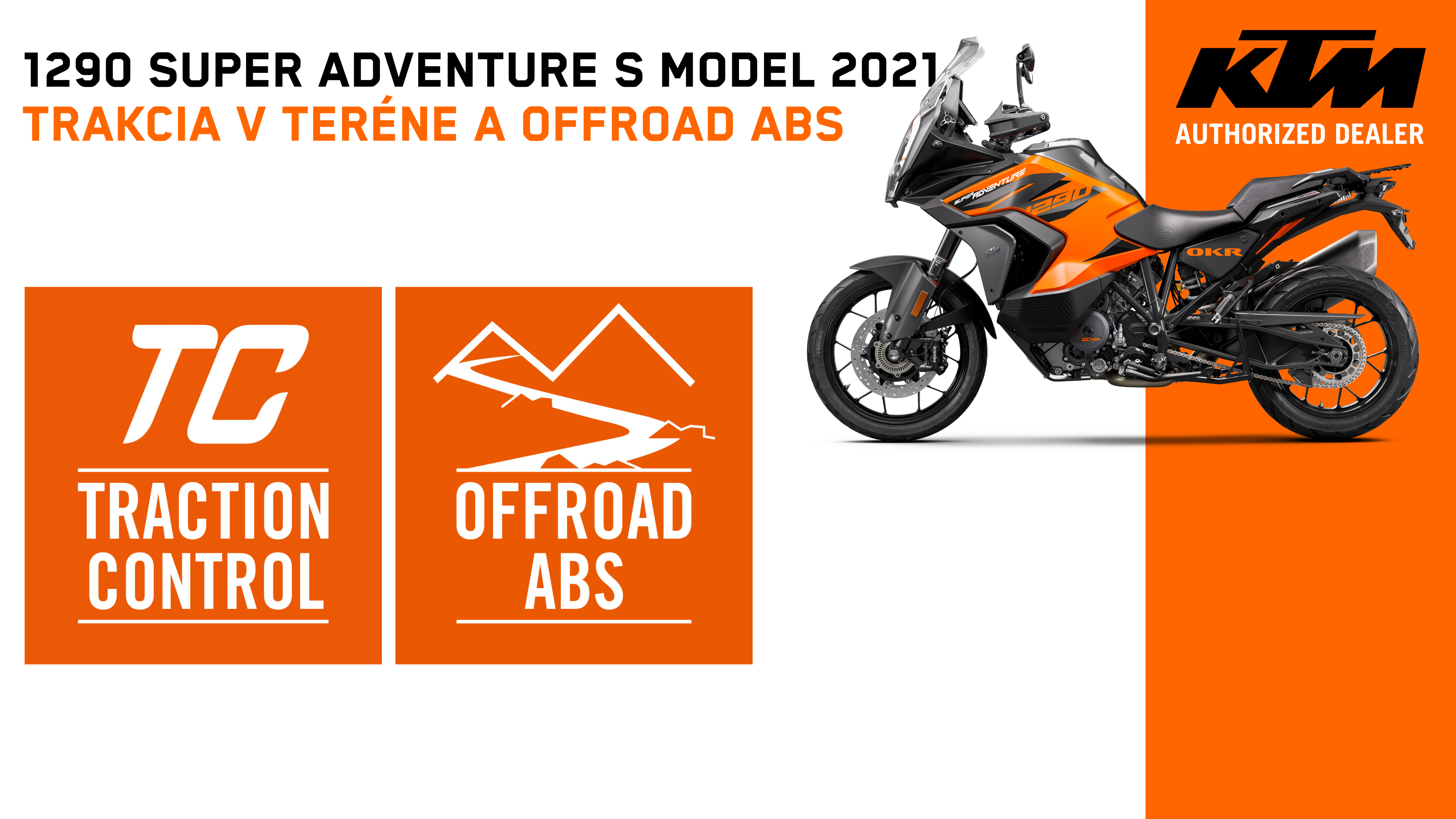 KTM 1290 Super Adventure S 2021 - Kontrola trakcie v teréne a Offroad ABS